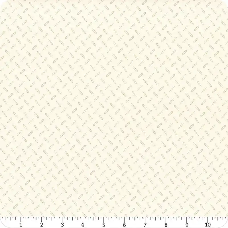 Wildflower Cottage Alabaster Fern Moss Yardage | SKU# 1597-L Limited Edition