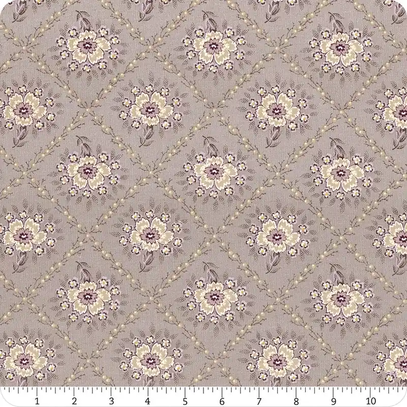 Wildflower Cottage Dove Trellis Yardage | SKU# 1591-C Professional Grade