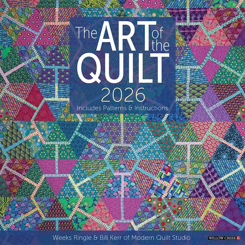 Super Sale 2026 12" x 12" The Art of the Quilt Wall Calendar | Willow Creek Press #WCP49921