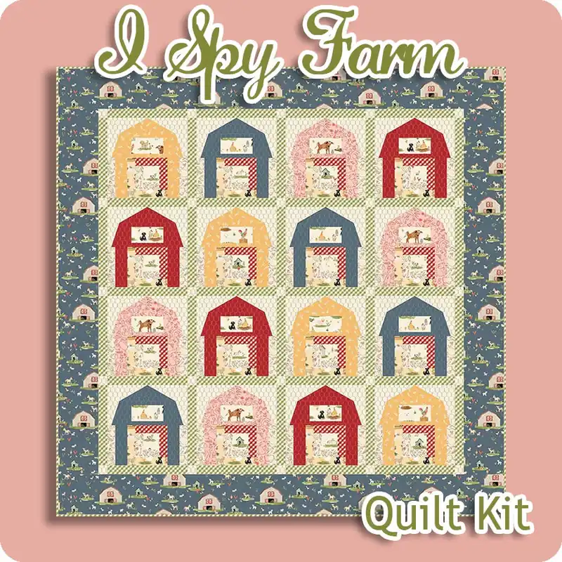 Premium I Spy Farm Quilt Kit | Featuring Lil' Farm Friends by Kelsey Carlson