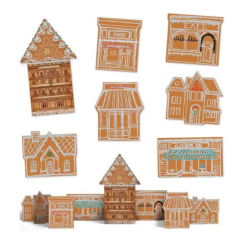 Holly Hills Gingerbread Town Machine Embroidery USB | J. Wecker Frisch #ME149GBH25R5 Get Yours