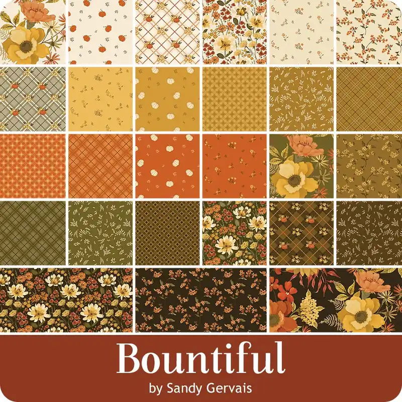 Wholesale Bountiful Fat Quarter Bundle | Sandy Gervais for Riley Blake Designs