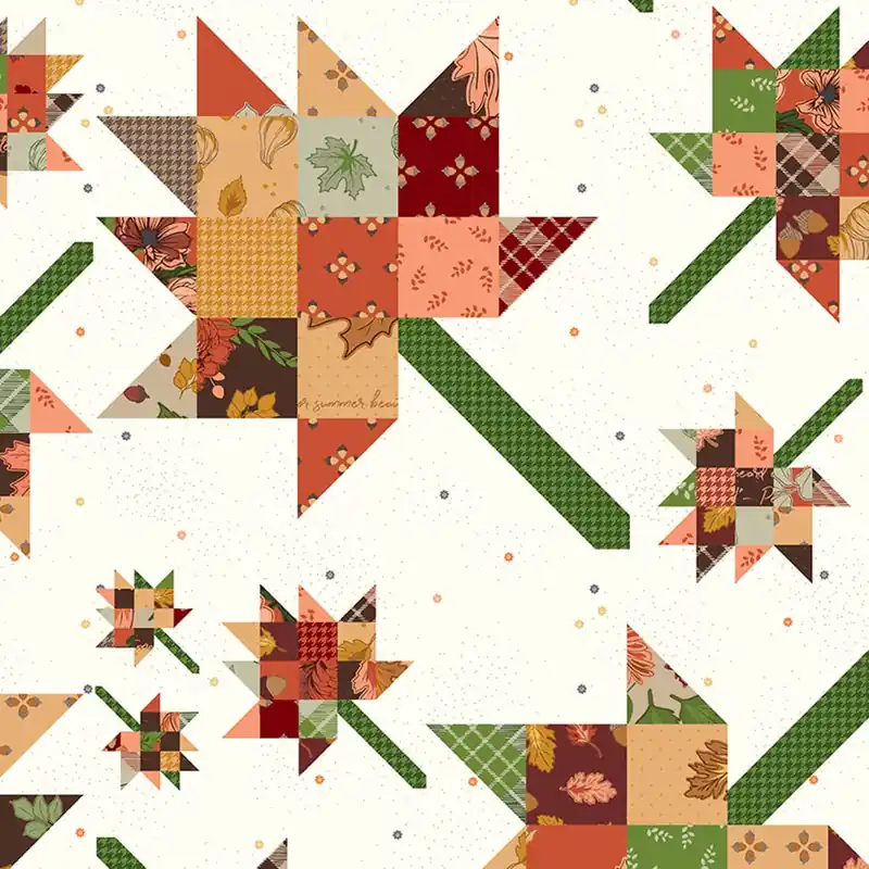 Worldwide Shipping Cozy Autumn Multi 108" Wide Yardage | SKU# WB17878-MULTI