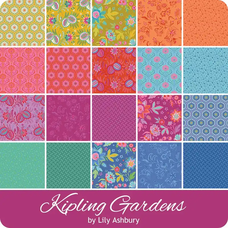 Worldwide Shipping Kipling Gardens Yardage | Lily Ashbury for Riley Blake Designs