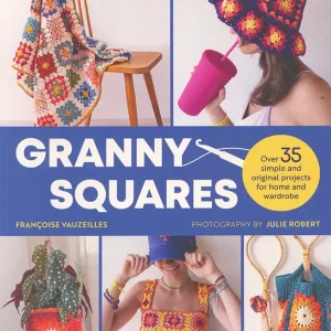 Granny Squares Crochet Book | Françoise Vauzeilles #LOM51478 Price Cut
