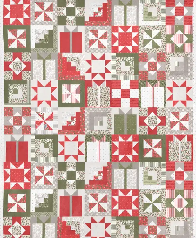 Christmas Eve Snow Christmas Morning Cheater Print Quilting Cuddle Low-Pile Polyester Yardage | SKU# 5149-12QC Limited Offer