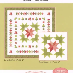 Worldwide Shipping Wreath & Pine Quilt Pattern | A Quilting Life Designs #QLD-276
