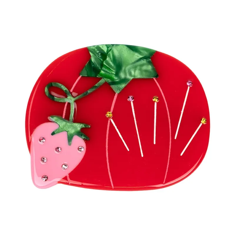 Tomato Pincushion French Barrette Hair Clip | Sarah Hearts #HC007 Order Now