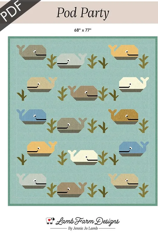 Pod Party Downloadable PDF Quilt Pattern | Lamb Farm Designs Factory Price