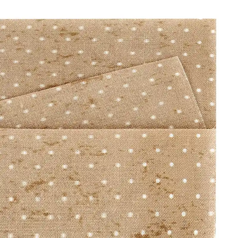 Wholesale Brown Mini Dot 32 Count Belfast Linen 16" x 20" Cross Stitch Cloth | The Digi Stitchery
