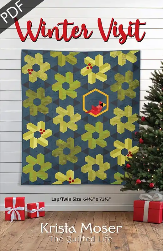 Winter Visit Downloadable PDF Quilt Pattern | The Quilted Life Premium
