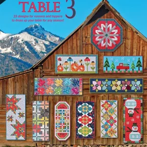 Trendy Table 3 Downloadable PDF Quilting eBook | Anka's Treasures Flash Sale