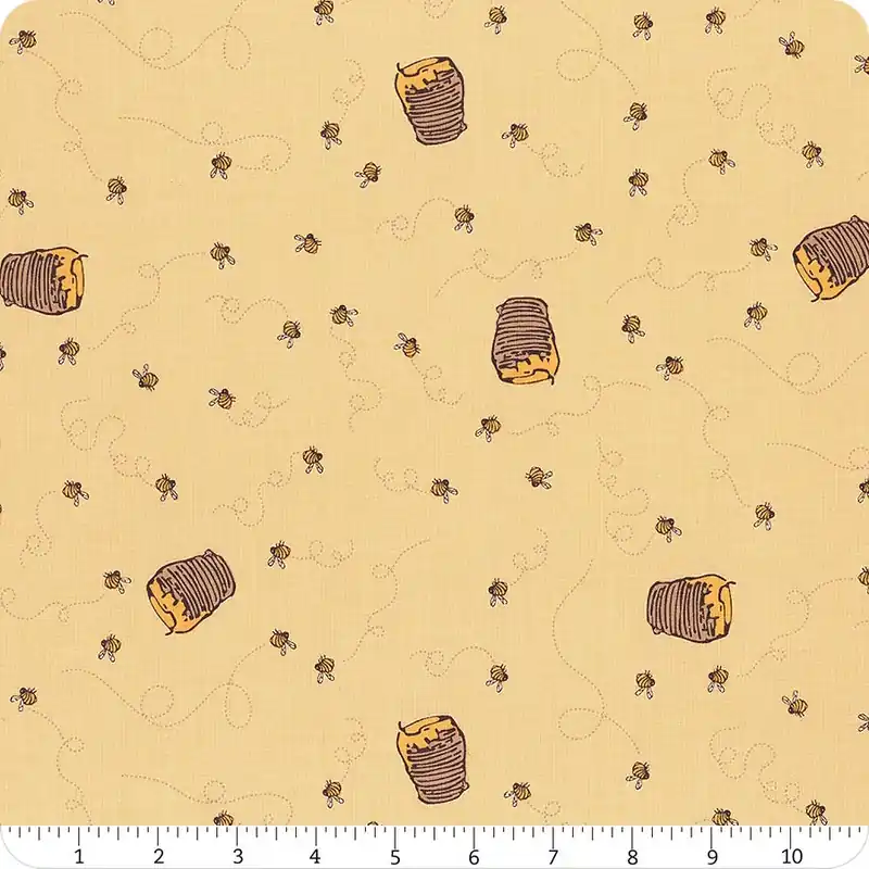 Winnie the Pooh Sunshine Bees Yardage | SKU# C17004-SUNSHINE Hassle-Free Returns