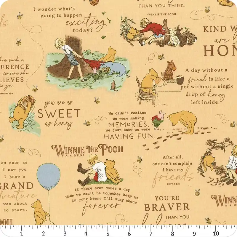 Winnie the Pooh Sunshine Main Yardage | SKU# C17000-SUNSHINE Brand New