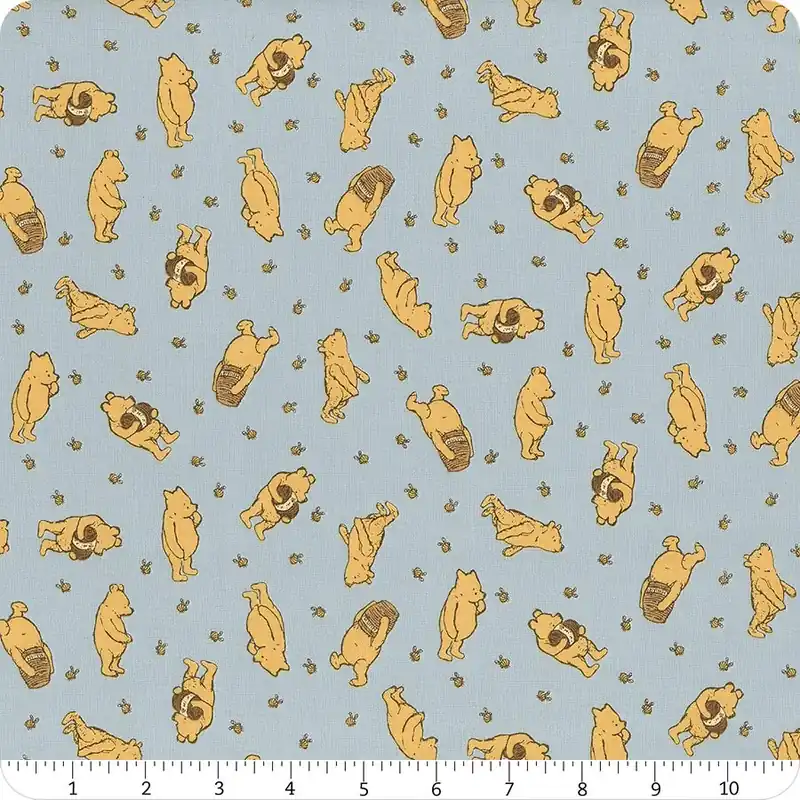 Winnie the Pooh Blue Toss Yardage | SKU# C17002-BLUE In Demand