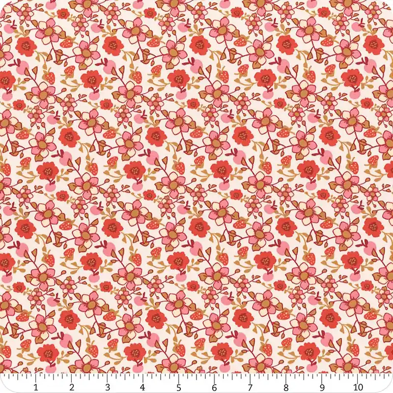 Worldwide Shipping Fairview Avenue Orchard Haven Berry Yardage | SKU# FWA-21701