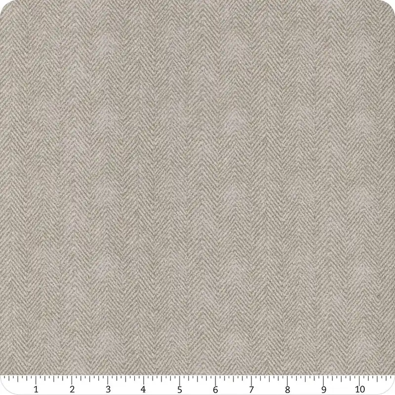 Woolies Flannel Gray Herringbone Yardage| SKU# MASF1841-K2 No Minimum Order