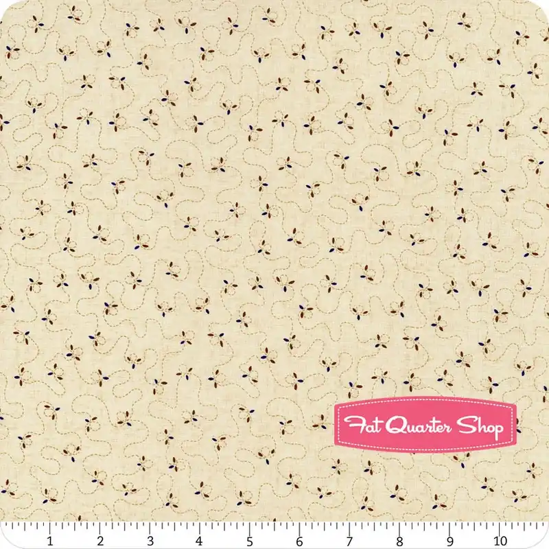 Wholesale Butter Churn Basics Butter Petal Stitch Yardage | SKU# 6285-33