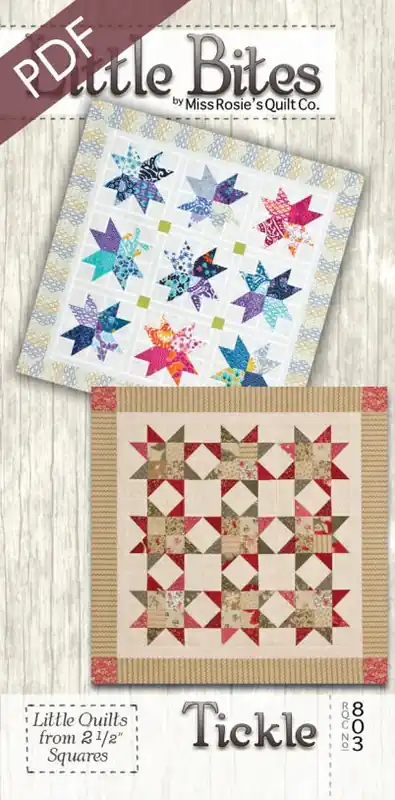 Low Price Tickle Little Bites Downloadable PDF Quilt Pattern | Miss Rosie's Quilt Company