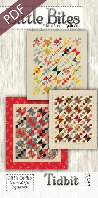 Tidbit Little Bites Downloadable PDF Quilt Pattern | Miss Rosie's Quilt Company Wholesale