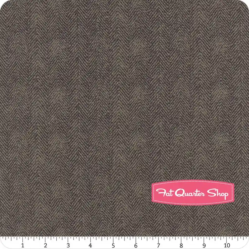 Woolies Flannel Silver Herringbone Yardage| SKU# MASF1841-JK No Minimum Order