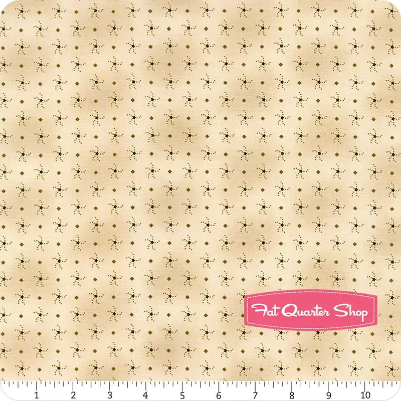 Wholesale Butter Churn Basics Beige Star Dots Yardage | SKU# 6557-44