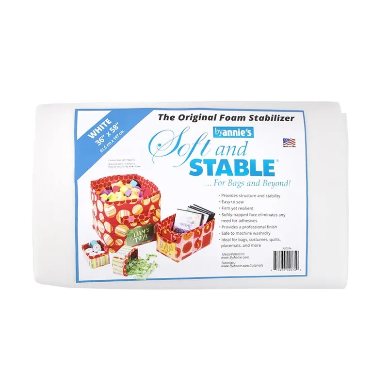 Mega Sale Soft and Stable White 36" x 58" Stabilizer | ByAnnie #PBASS2036