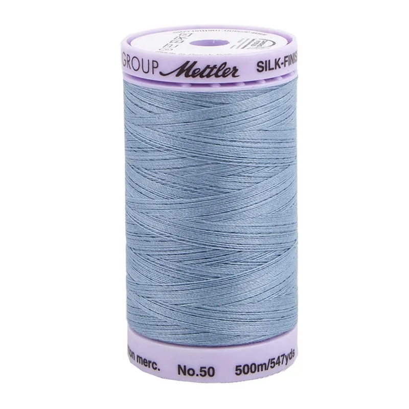 Mettler Summer Sky 100% Cotton Silk Finish Thread | Mettler #9104-0350 Must Have
