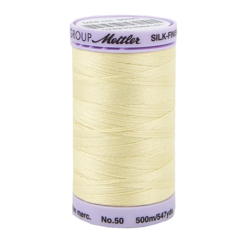 Mettler Lemon Frost 100% Cotton Silk Finish Thread | Mettler #9104-1412 Cheap