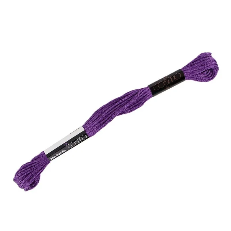 Worldwide Shipping Cosmo Violet Cross Stitch and Embroidery Floss | Lecien #2512-285