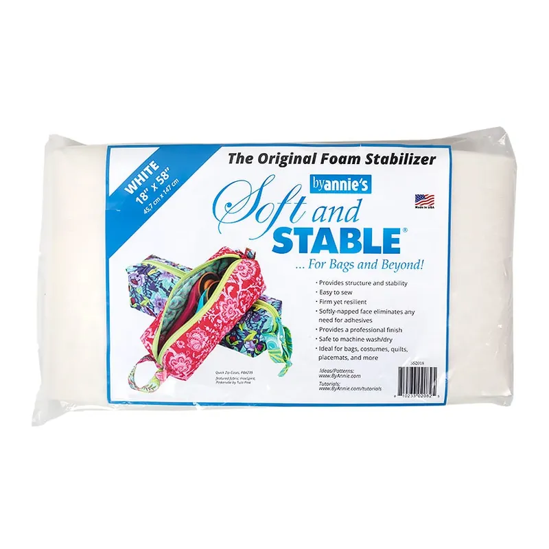 Buy Direct Soft and Stable White 18" x 58" Stabilizer | ByAnnie #PBASS2018