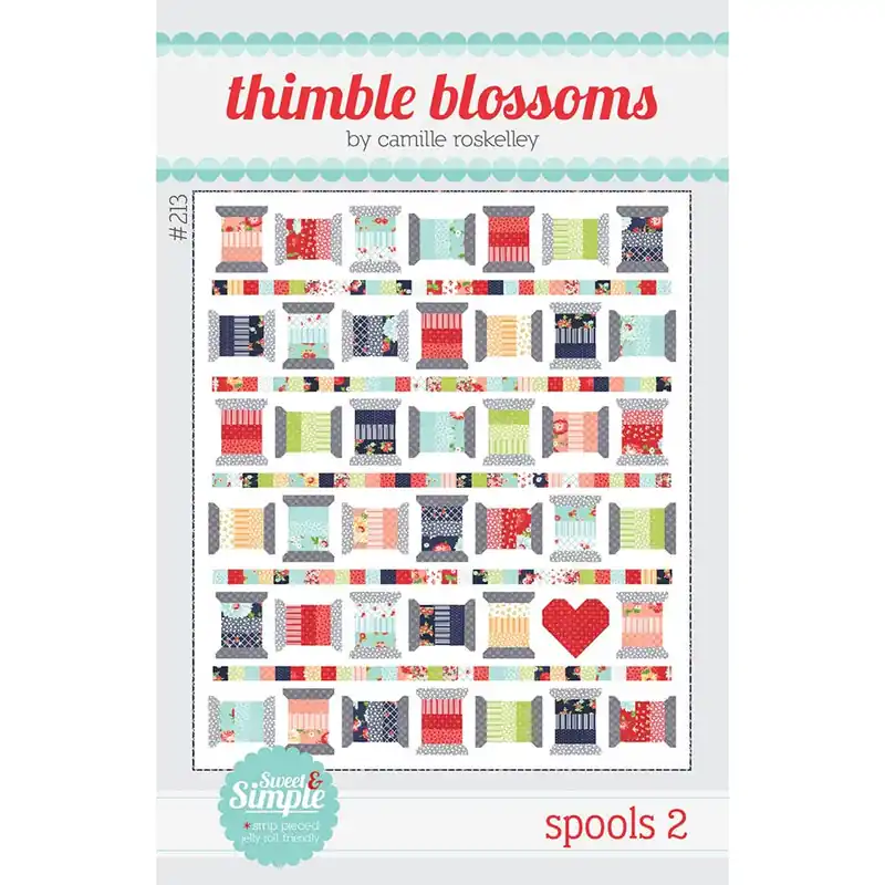 Viral Spools 2 Quilt Pattern | Thimble Blossoms #TB-213