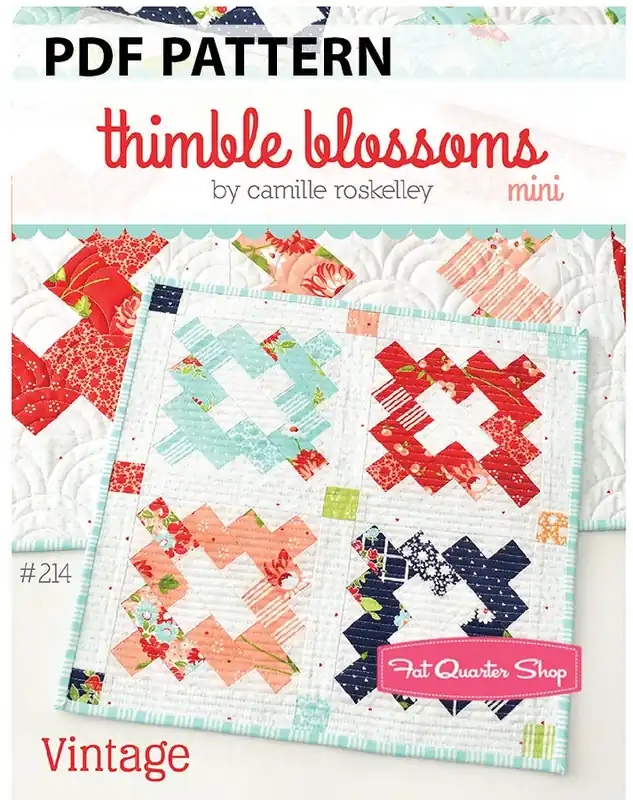 Vintage MINI Downloadable PDF Quilt Pattern | Thimble Blossoms Secure Checkout