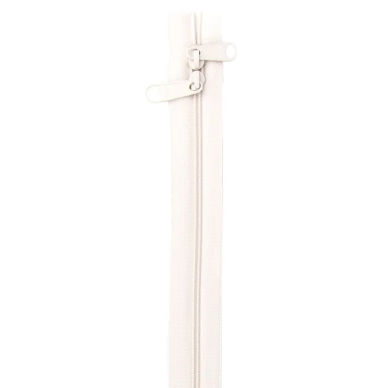 Ivory 30" Double Slide Handbag Zipper | ByAnnie #ZIP30-102 Shop Now