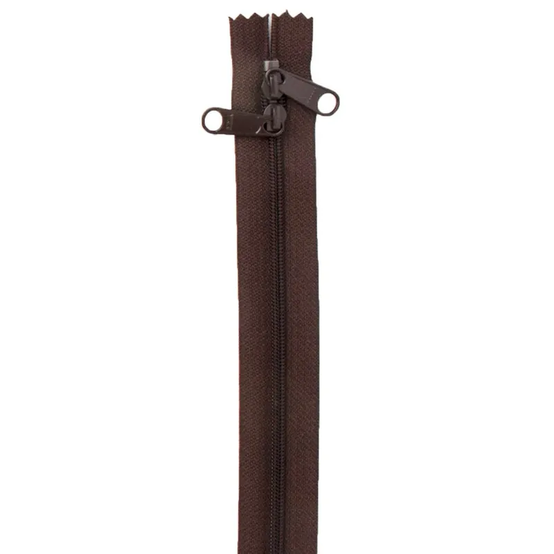 Editor’s Pick Sable 30" Double Slide Handbag Zipper | ByAnnie #ZIP30-145