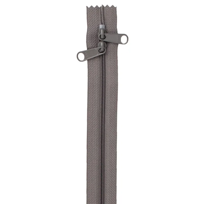 Worldwide Shipping Taupe 30" Double Slide Handbag Zipper | ByAnnie #ZIP30-152
