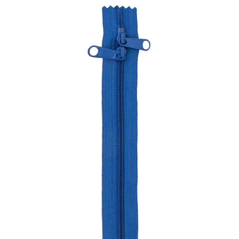 Big Sale Blast Off Blue 30" Double Slide Handbag Zipper | ByAnnie #ZIP30-215