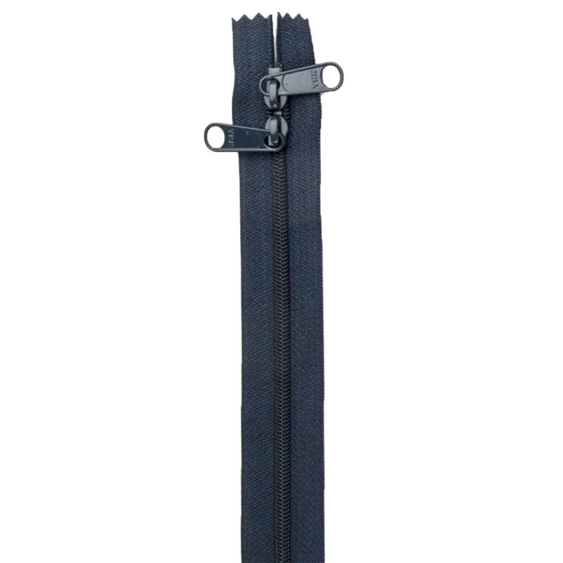 Navy 30" Double Slide Handbag Zipper | ByAnnie #ZIP30-235 Shop Now