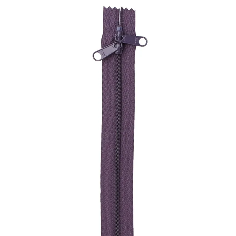 Eggplant 30" Double Slide Handbag Zipper | ByAnnie #ZIP30-240 Popular