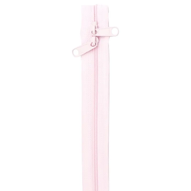 Pale Pink 30" Double Slide Handbag Zipper | ByAnnie #ZIP30-249 Next Day Delivery