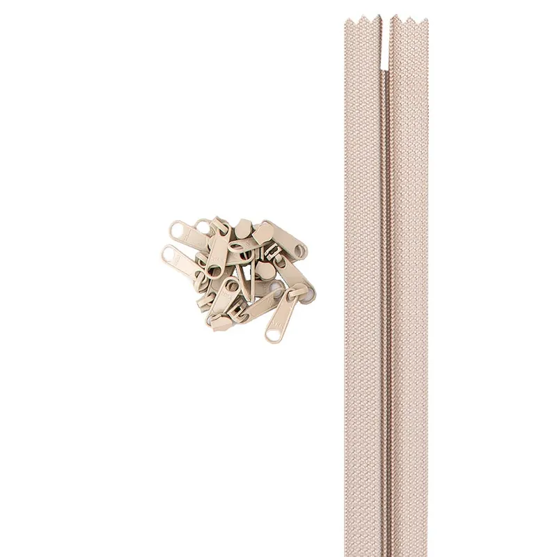 Get Yours Natural 4 yard Handbag Zippers by the Yard | ByAnnie #ZIPYD-130