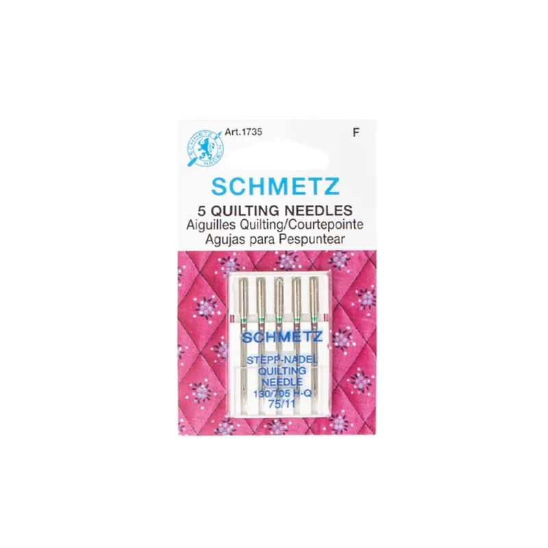 Schmetz 5 Count Size 75/11 Quilting Machine Needles | Schmetz #1735 Time-Limited