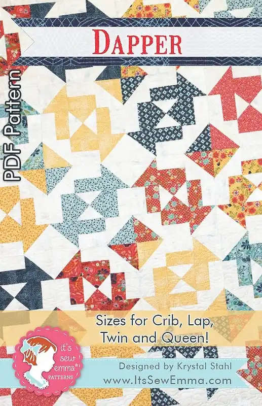 Dapper Downloadable PDF Quilt Pattern | It's Sew Emma Mega Sale