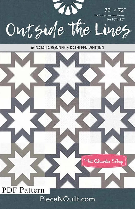 Budget Outside the Lines Downloadable PDF Quilt Pattern | Piece N Quilt