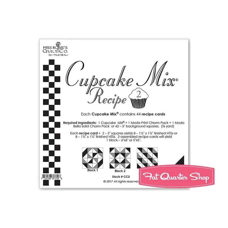 Reduced Price Cupcake Mix Recipe #2 | Miss Rosie's Quilt Co. #CC2