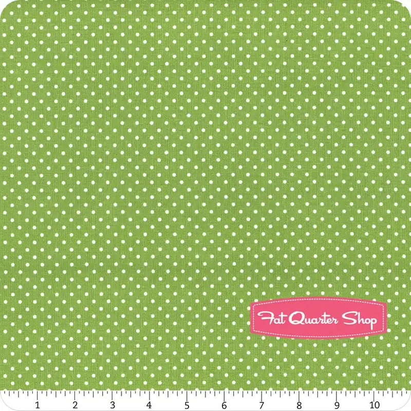 Swiss Dots Green Dots Yardage | SKU# C670-GREEN Hassle-Free Returns