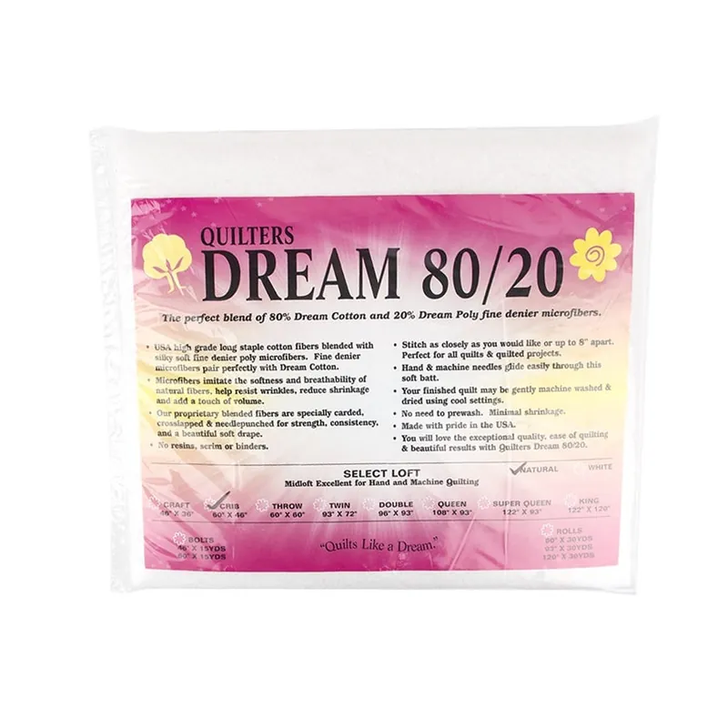 Modern Natural Dream 80/20 Crib Quilt Batting | Quilter's Dream #ENCB