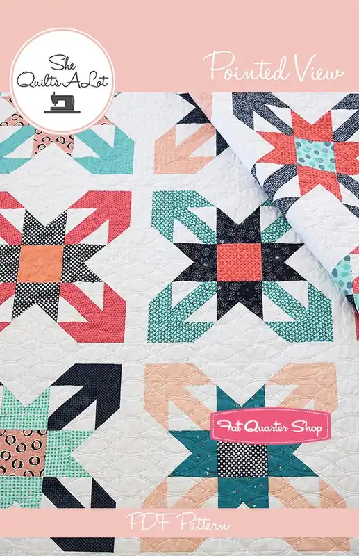 Hot Picks Pointed View Downloadable PDF Quilt Pattern | She Quilts A Lot Patterns
