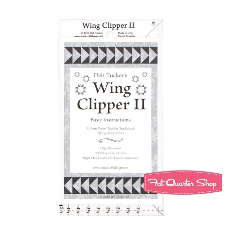 Wing Clipper II Ruler | Deb Tucker's Studio 180 Design #UDT08 Limited Edition