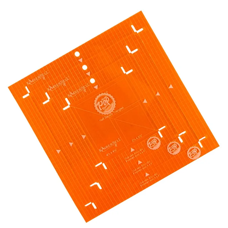 New Release Orange Pop Rulers Square Set | Kimberbell #KDTL101